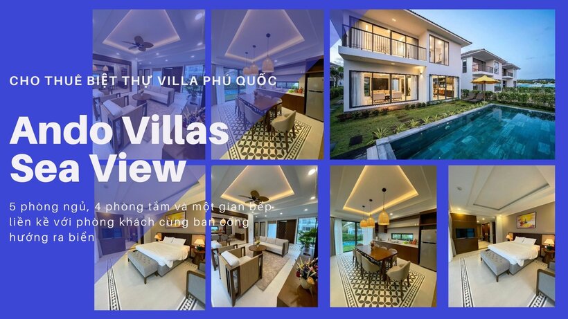Top 20 Biệt thự villa đẹp Phú Quốc giá rẻ view biển ở trung tâm chợ đêm